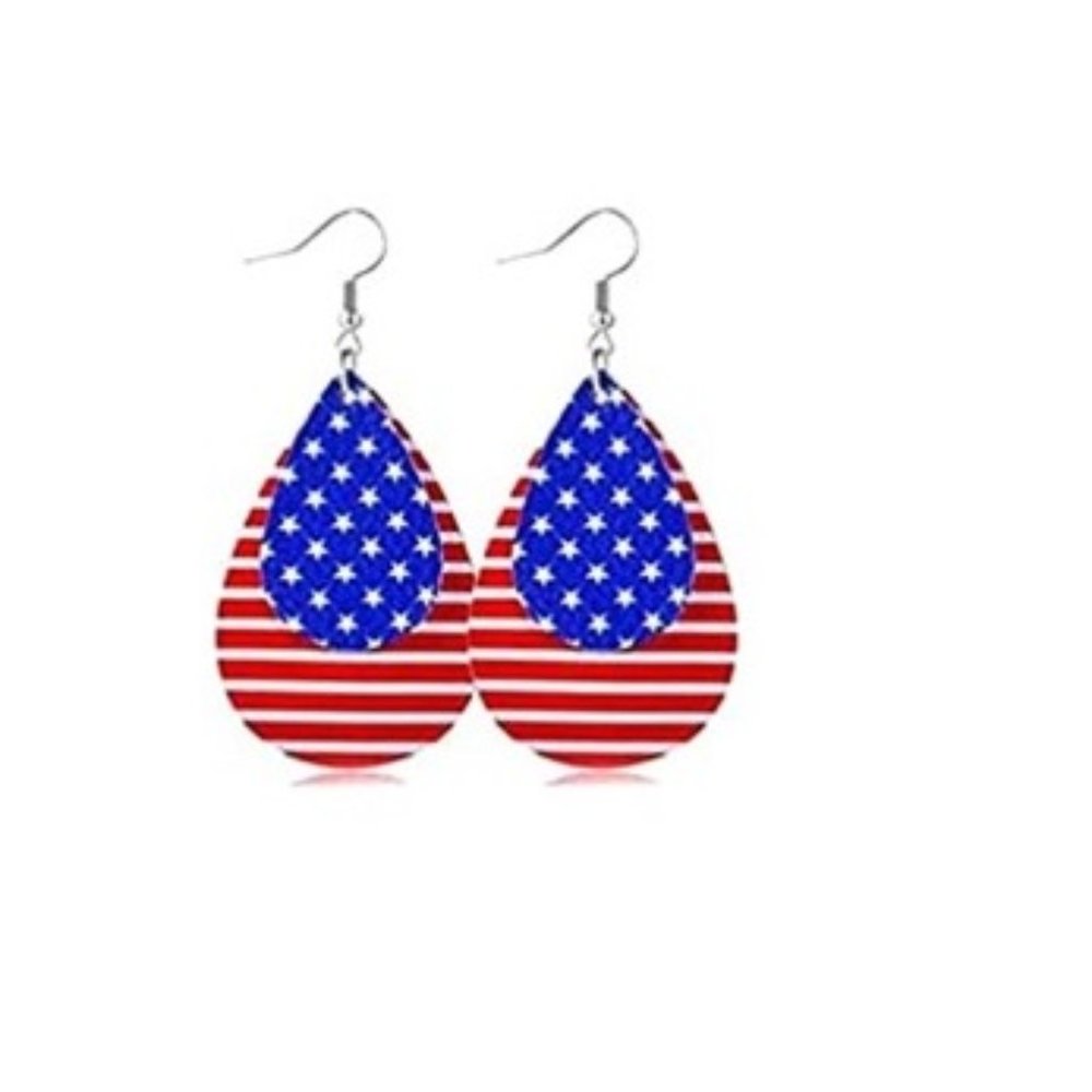 July 4th earrings